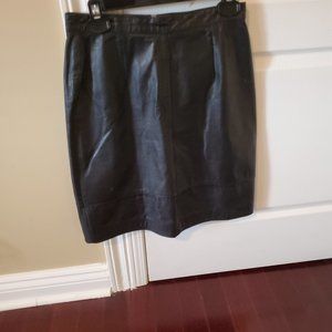 Black Leather Skirt